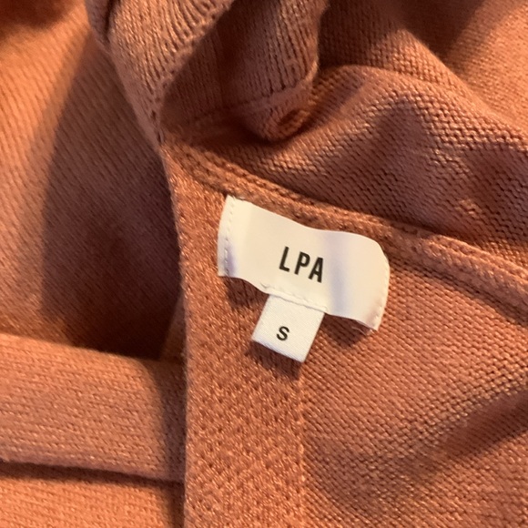 LPA Cybil Sweater Open Back Turtleneck in Dark Nude Size S from REVOLVE - Picture 3 of 7